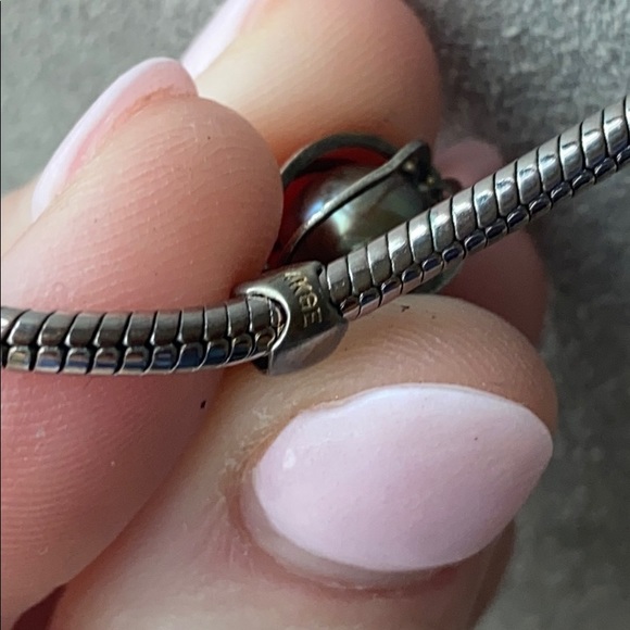 Pearl in 14K GF Cage on a Chain - Picture 2 of 4